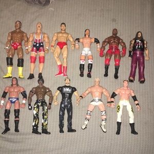 TNA WWE toybiz mattel jakks action figures lot
